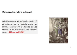 Balaam bendice a Israel