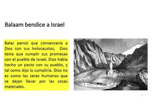 Balaam bendice a Israel
