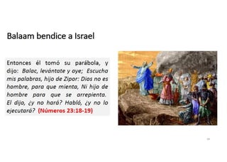 Balaam bendice a Israel