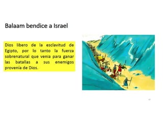 Balaam bendice a Israel