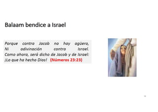 Balaam bendice a Israel