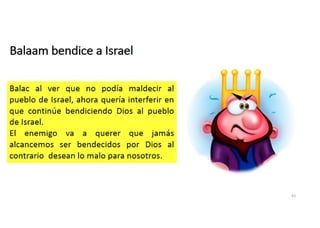 Balaam bendice a Israel