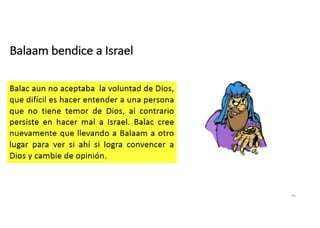 Balaam bendice a Israel
