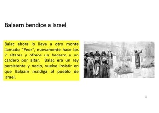Balaam bendice a Israel