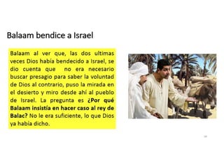Balaam bendice a Israel