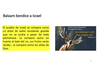 Balaam bendice a Israel