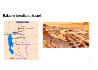 Balaam bendice a Israel