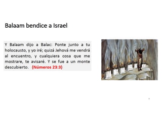 Balaam bendice a Israel