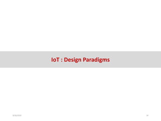 IoT : Design Paradigms
8/26/2016 24
 