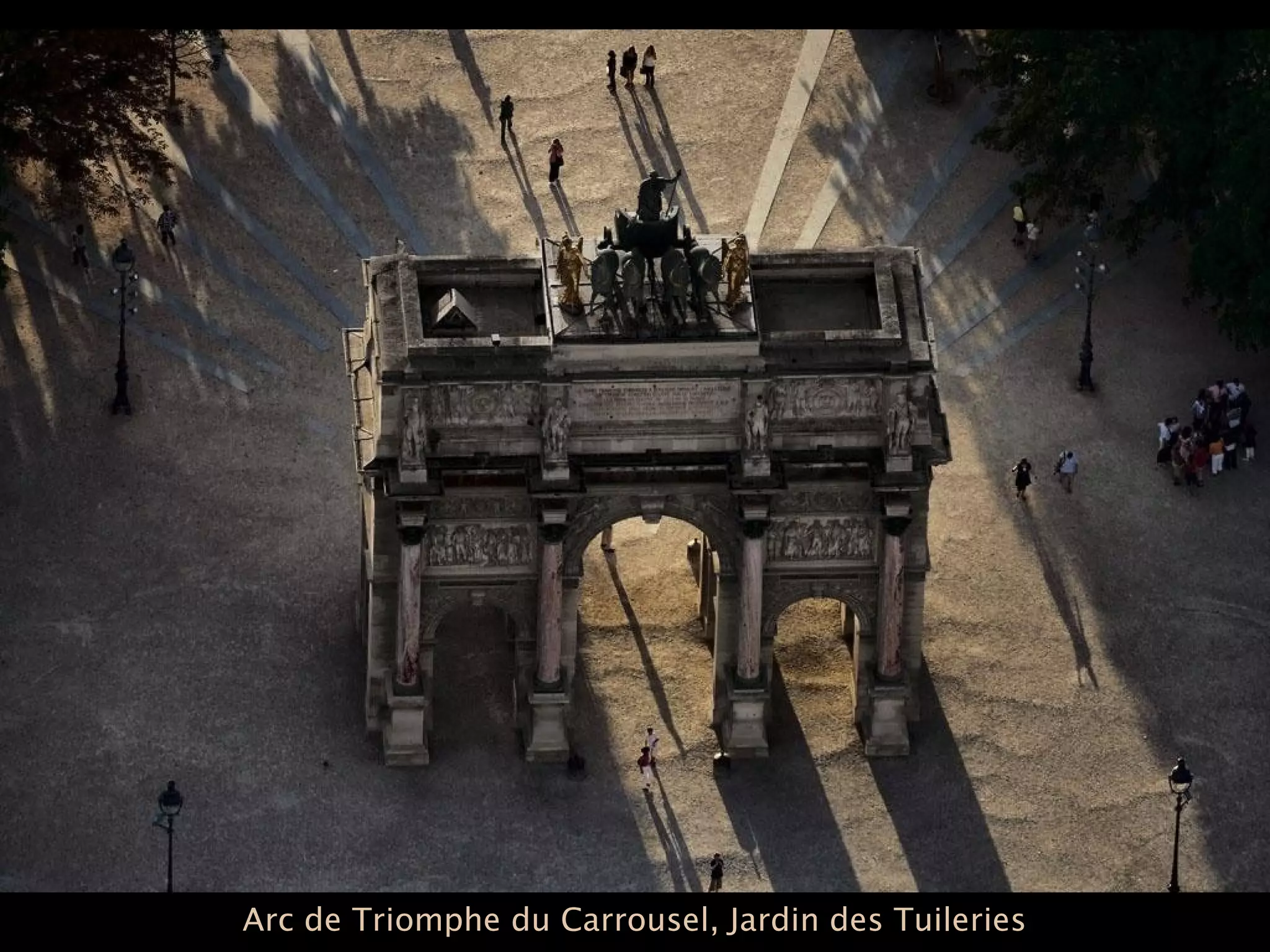Arc de Triomphe du Carrousel, Jardin des Tuileries