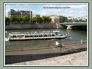 Vue du premier étage de la tour Eiffel
 