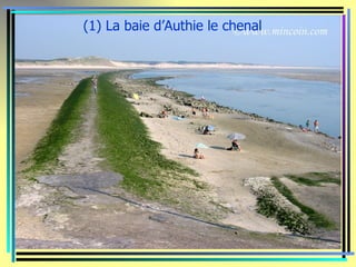 (1) La baie d’Authie le chenal
 