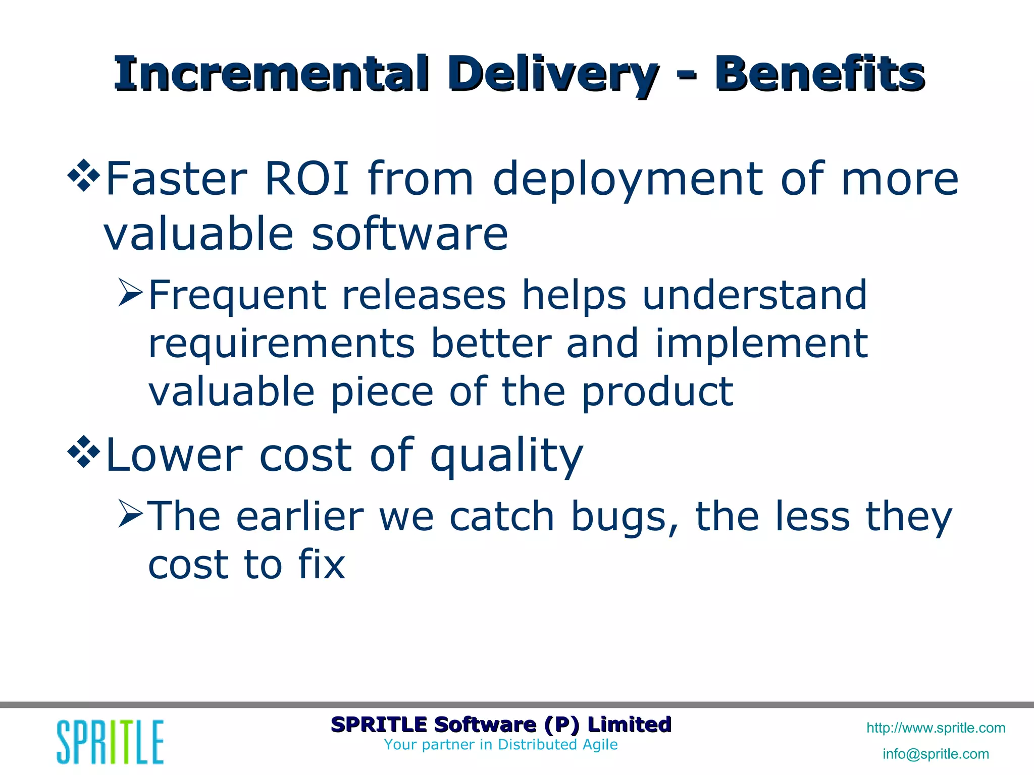 Agile Workshop: Releasing Quality Software
