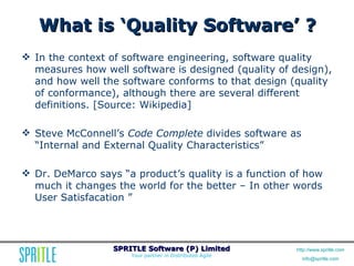 Agile Workshop: Releasing Quality Software