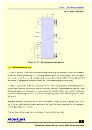 8031 Cpu Balaji,frontline embedded system design using 8051 microcontrollers | PDF