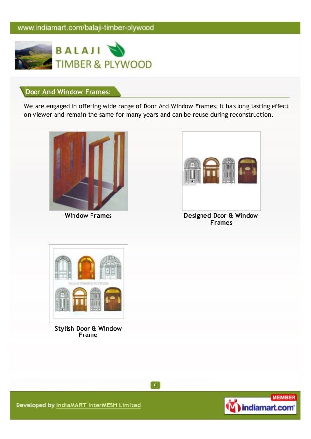 Balaji Timber & Plywood, Chandigarh, Timbers and Plywood