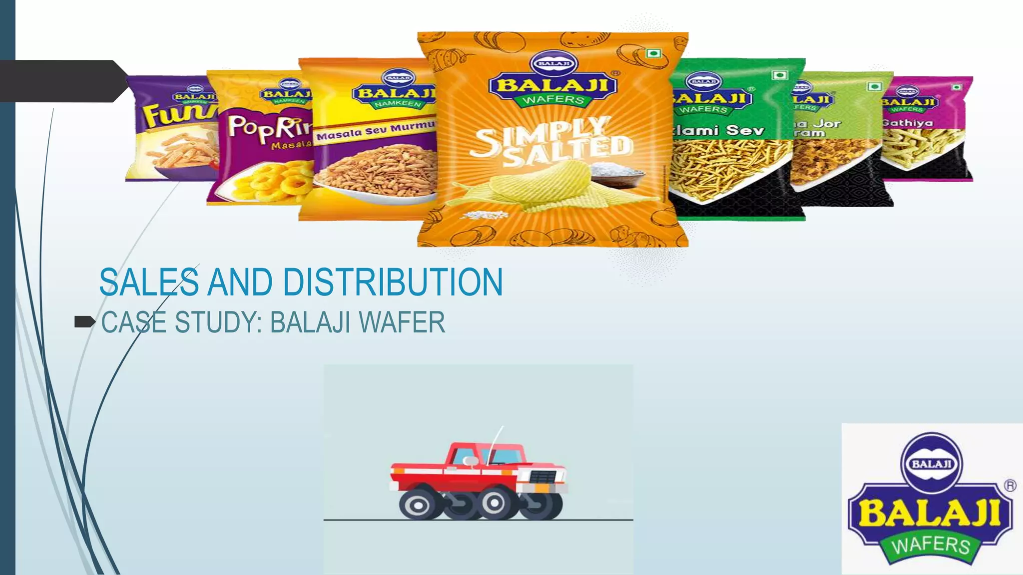 SALES AND DISTRIBUTION CASE STUDY Balaji wafer PPT