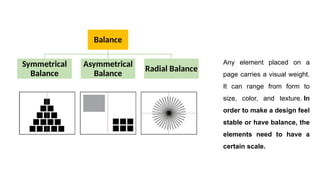 Balance as elements and principle of design | PPTX