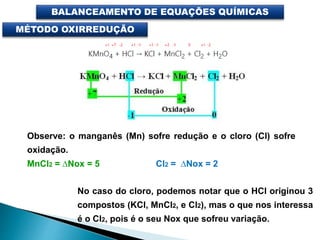 balanceamento de reações químicas - quimica 2 | PPTX