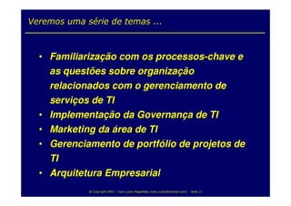 Balanced Scorecard para TI