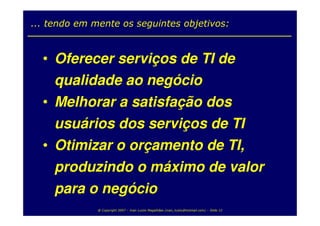 Balanced Scorecard para TI