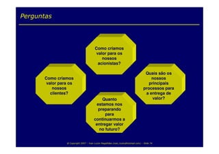 Balanced Scorecard para TI