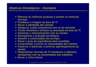 Balanced Scorecard para TI
