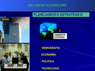 DEMOGRAFIA ECONOMIA POLÍTICA TECNOLOGIA PLANEJAMENTO ESTRATÉGICO AMBIENTE EXTERNO 2 GERAL 
