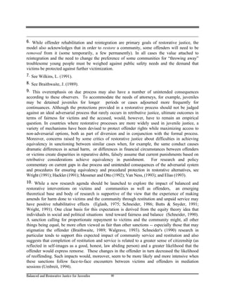 Balanced and restorative justice for juveniles | PDF