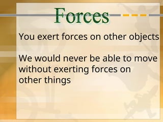 Balanced and Unbalanced Forces.ppt for grade 7 students | PPT