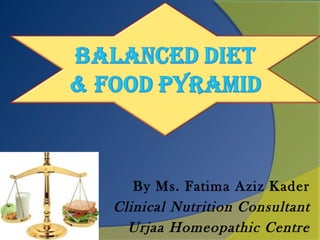 By Ms. Fatima Aziz Kader
Clinical Nutrition Consultant
Urjaa Homeopathic Centre
 