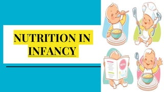 NUTRITION IN
INFANCY
 