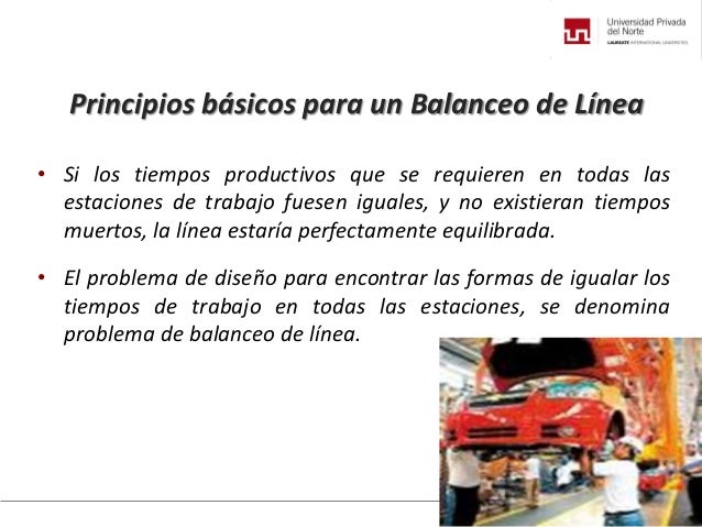 Balance de lineas de produccion