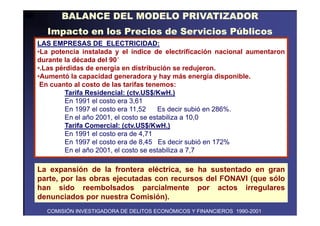 Balance del proceso de privatización en el Perú. 1990 - 2000 | PDF