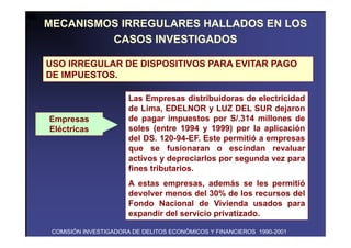 Balance del proceso de privatización en el Perú. 1990 - 2000 | PDF