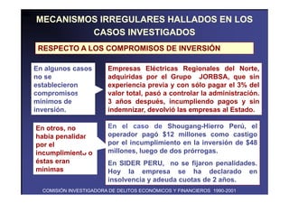 Balance del proceso de privatización en el Perú. 1990 - 2000 | PDF