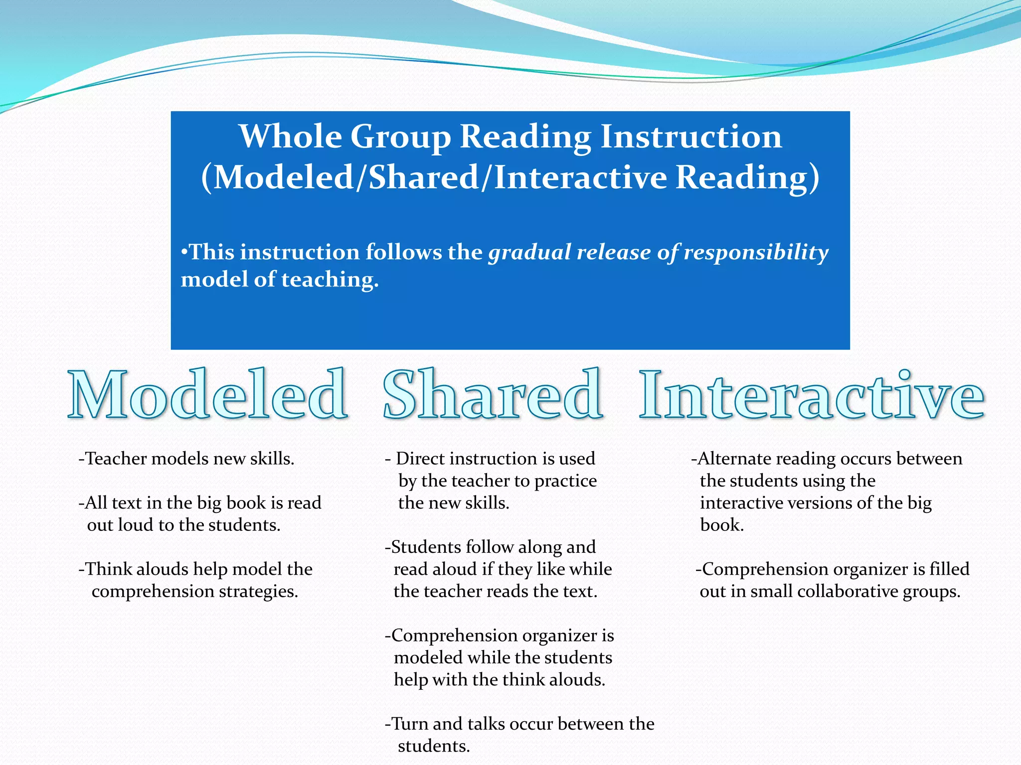 Balanced literacy powerpoint | PPTX