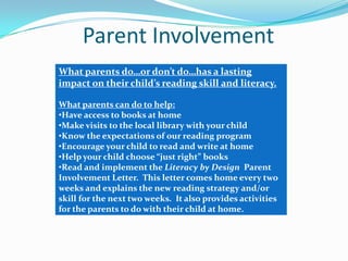 Balanced literacy powerpoint | PPTX