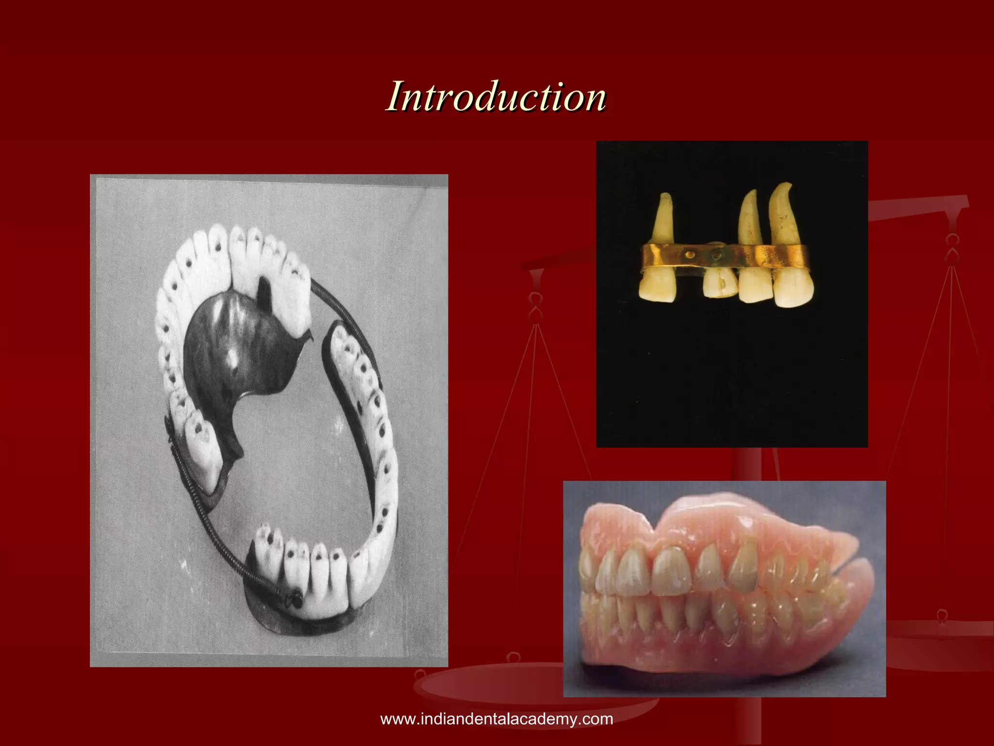 IntroductionIntroduction
www.indiandentalacademy.com
 