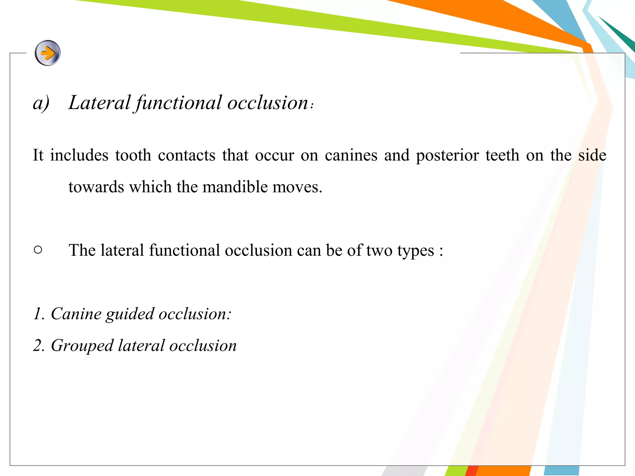 Balanced occlusion and its importance PPT