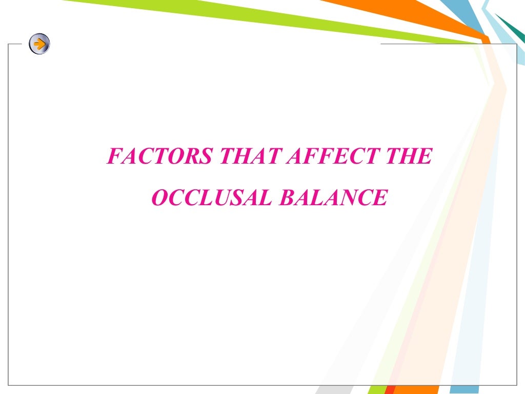 Balanced occlusion and its importance