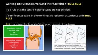 BALANCED OCCLUSION in complete denture prosthodontics | PPTX
