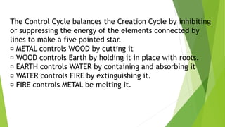 Balanced of five elements in wellness massage | PPTX