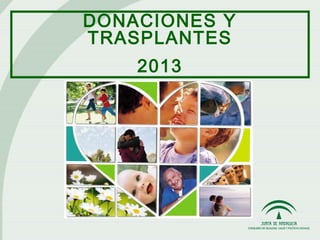 DONACIONES Y
TRASPLANTES
2013

 
