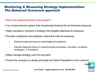 Balanced Score Card | PDF