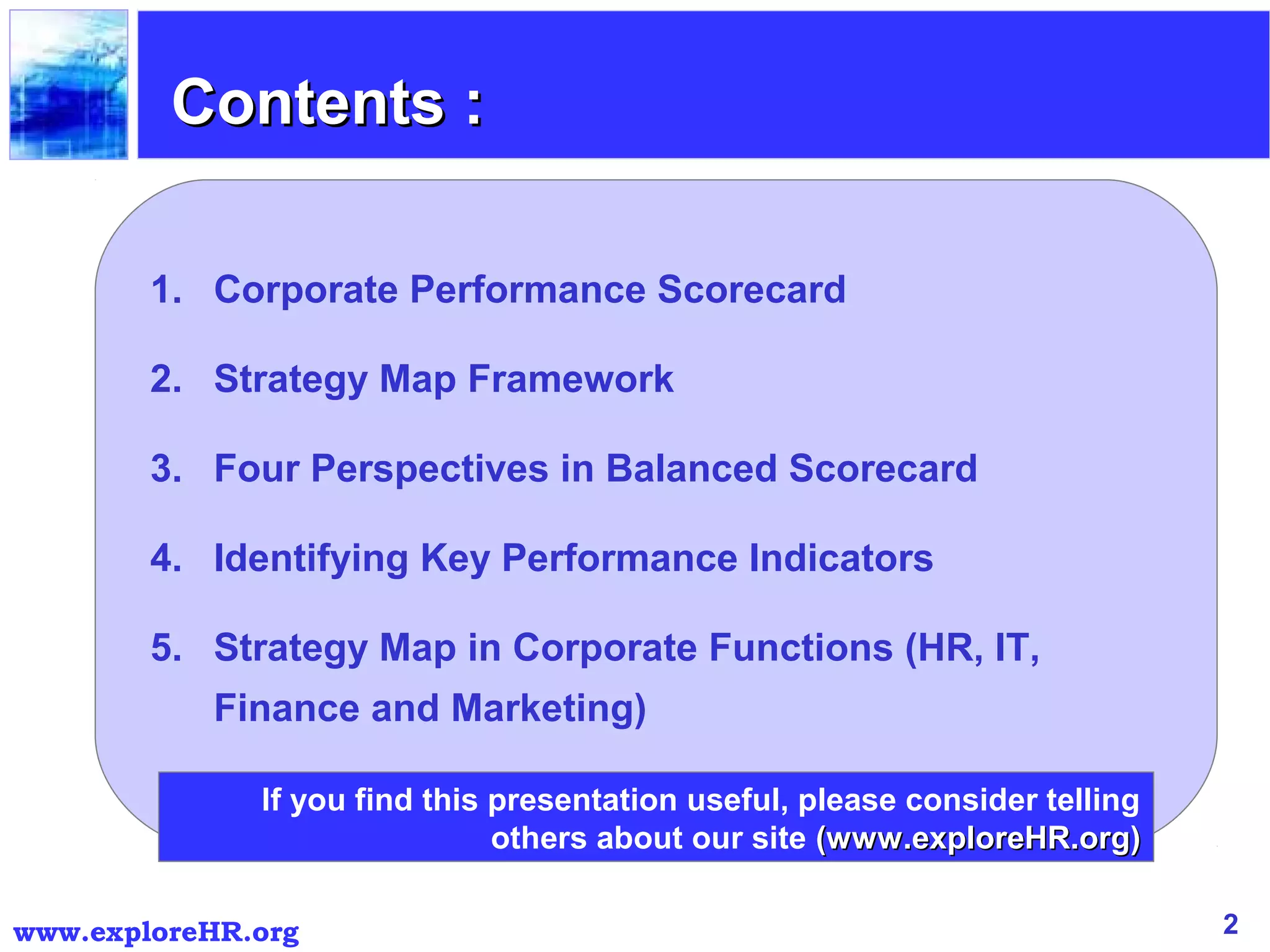 Balanced scorecard | PPT