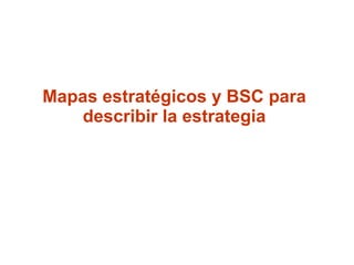 Mapas Bsc Balanced Score Card | PPT