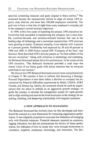 The Strategi Focused Organization: How Balanced Scorecard Companies ...