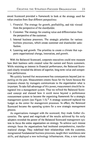 The Strategi Focused Organization: How Balanced Scorecard Companies ...