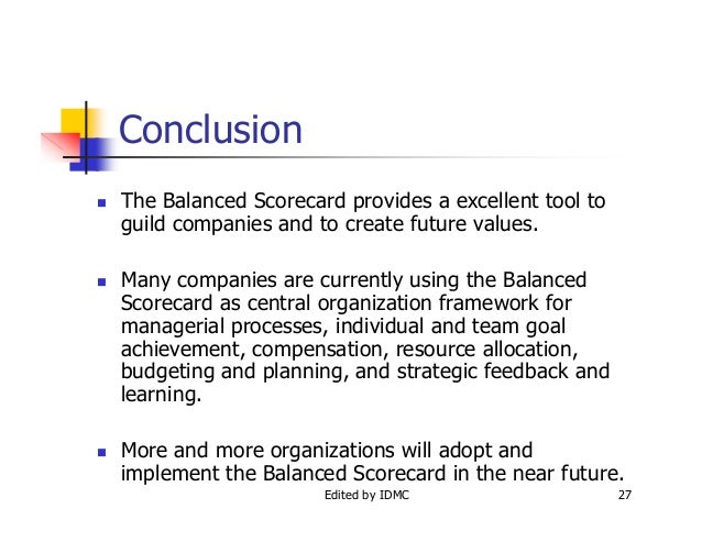 Balanced scorecard essay conclusion 08 image